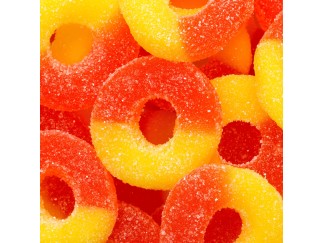 Albanese Peach Rings- Bulk