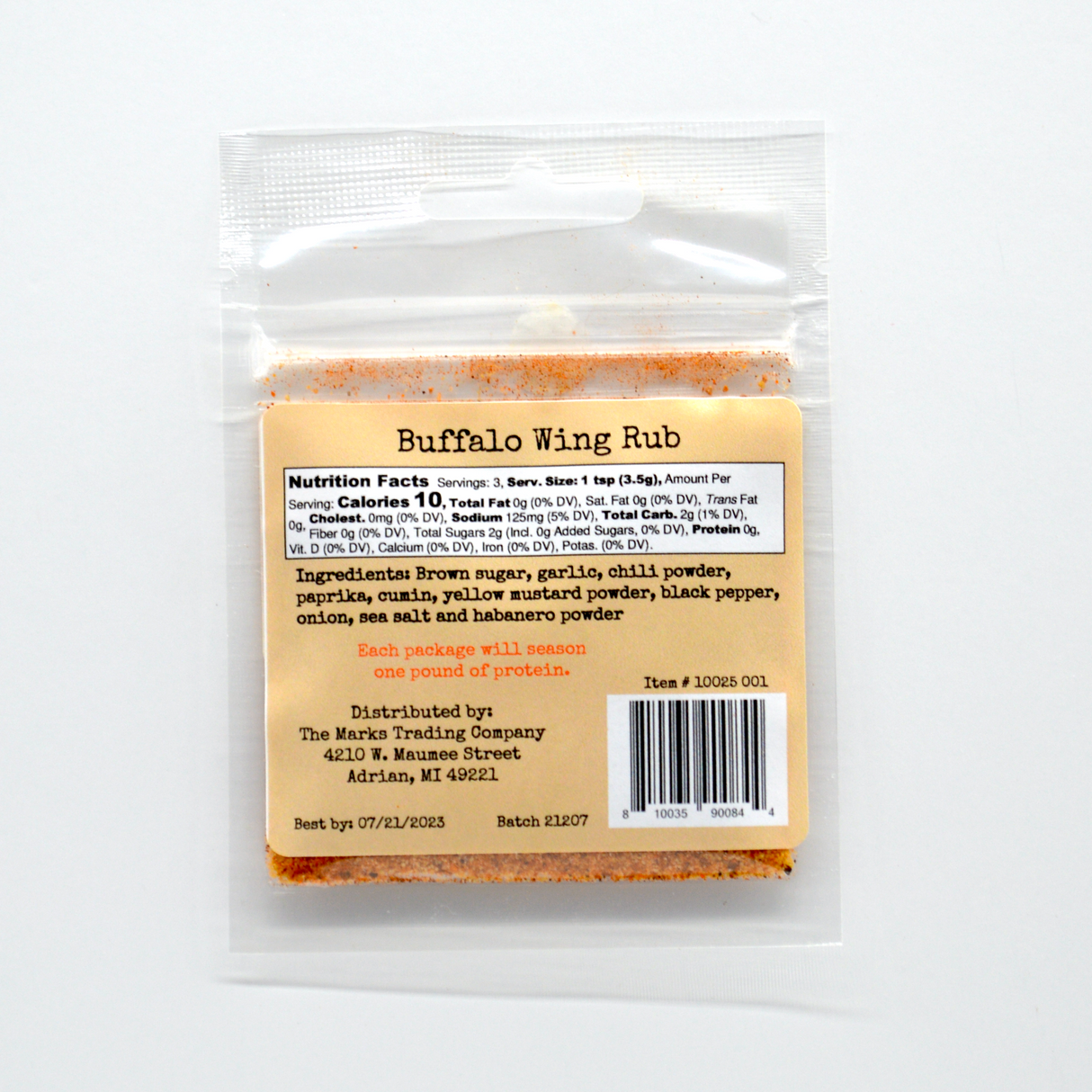 Buffalo Wing Rub