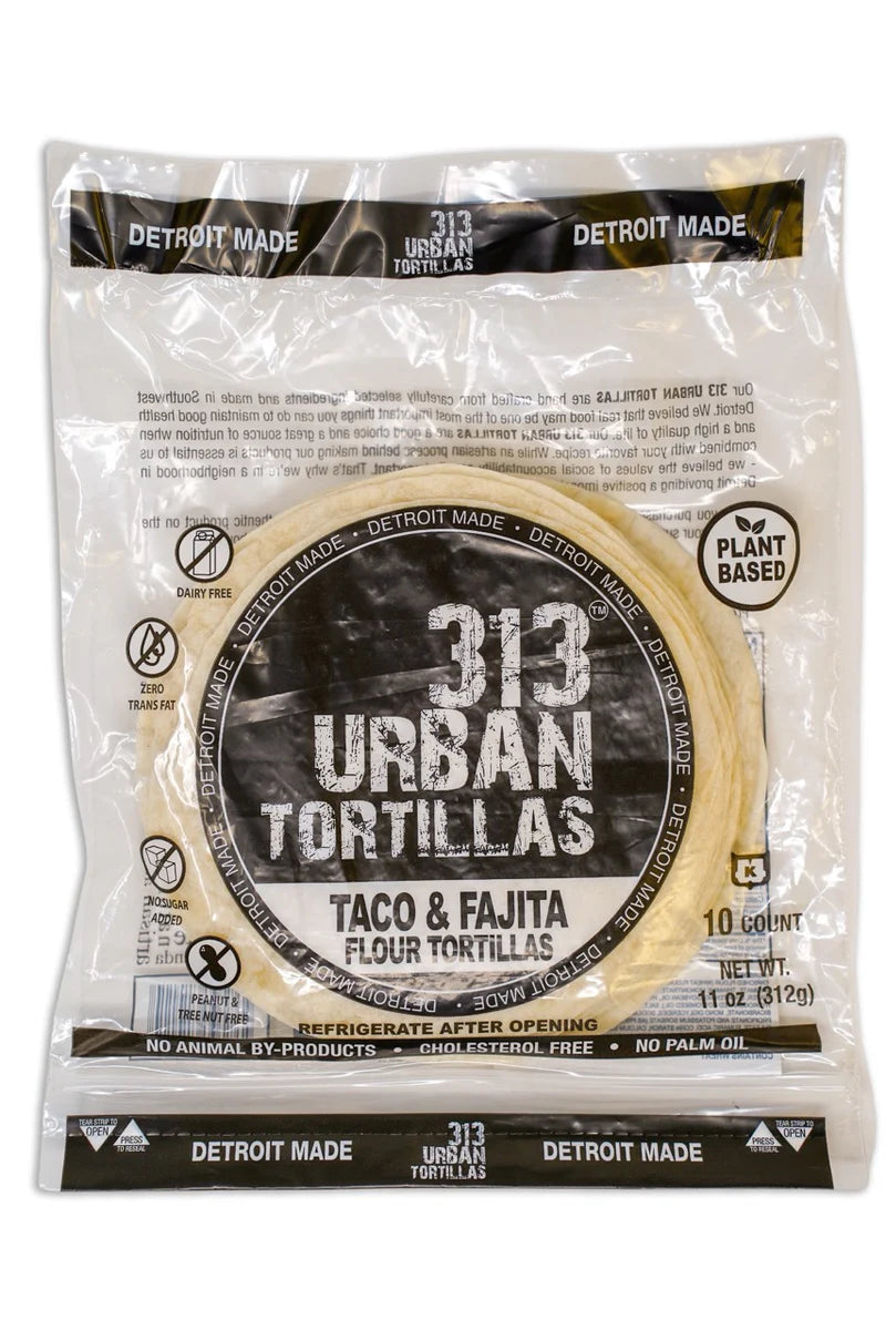 313 Urban Flour Tortillas-10 ct.