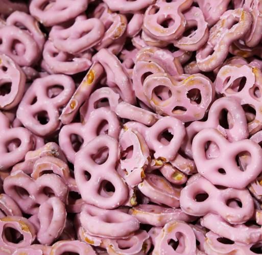 Raspberry Yogurt Pretzels