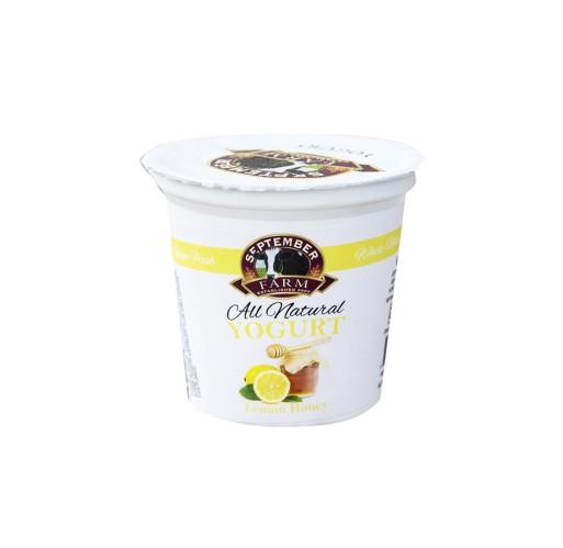 Yogurt - Lemon Honey September Farms 6 oz