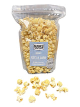 Marks Trading Company gourmet Kettle Corn bag, handcrafted in Adrian, Michigan