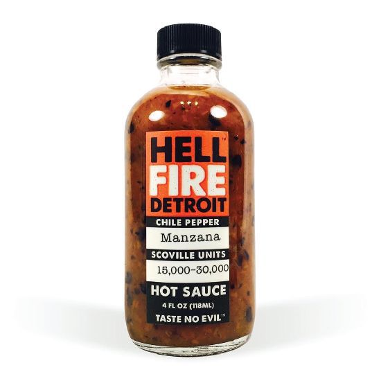 Hell Fire Detroit Manzana Hot Sauce