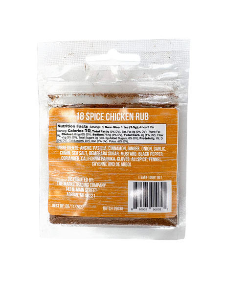 18 Spice Chicken Rub