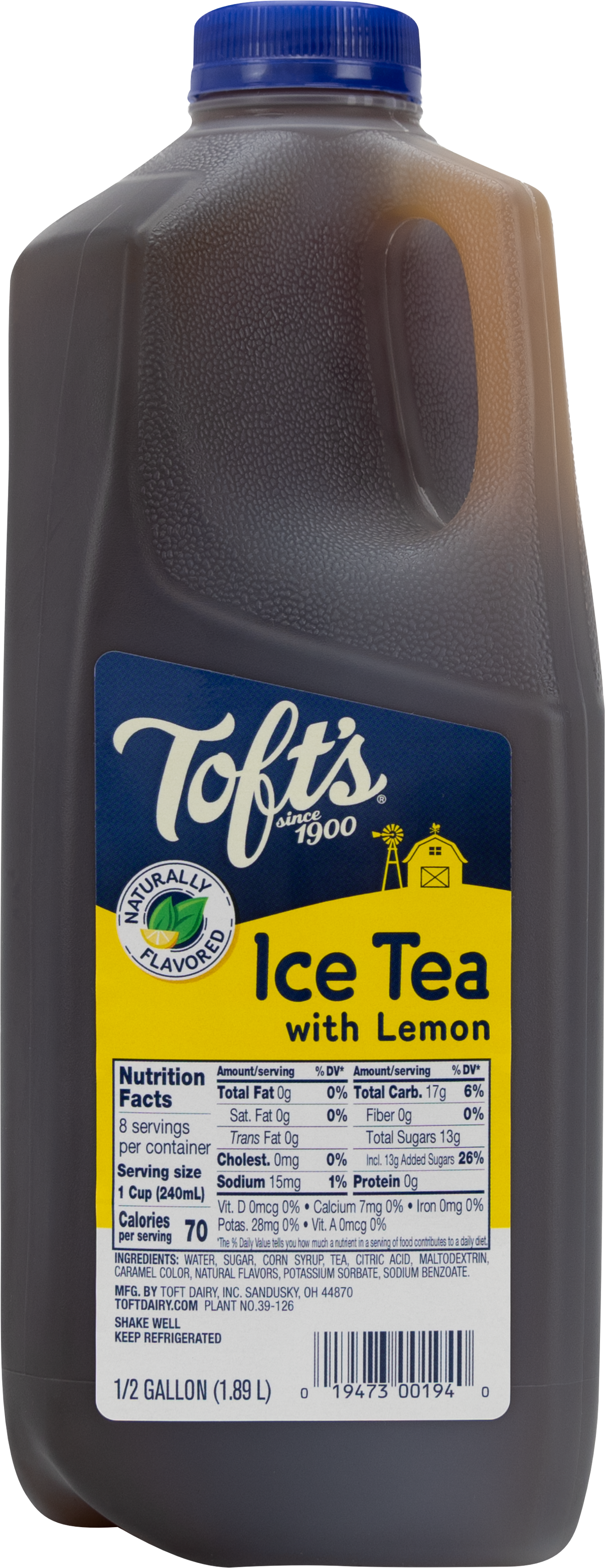 Toft's Sweet Tea w/Lemon-HGL