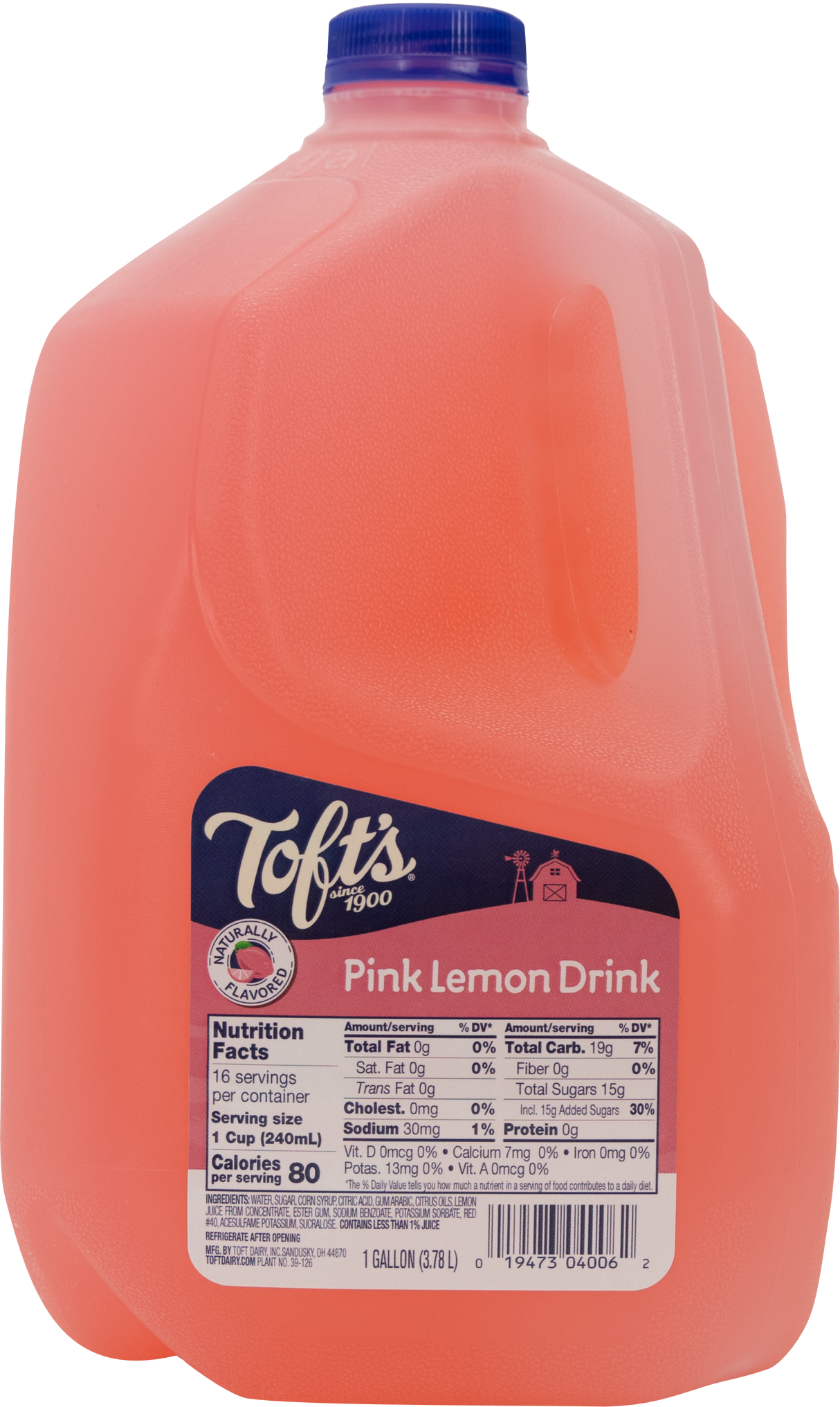 Toft's Pink Lemon Drink-gal