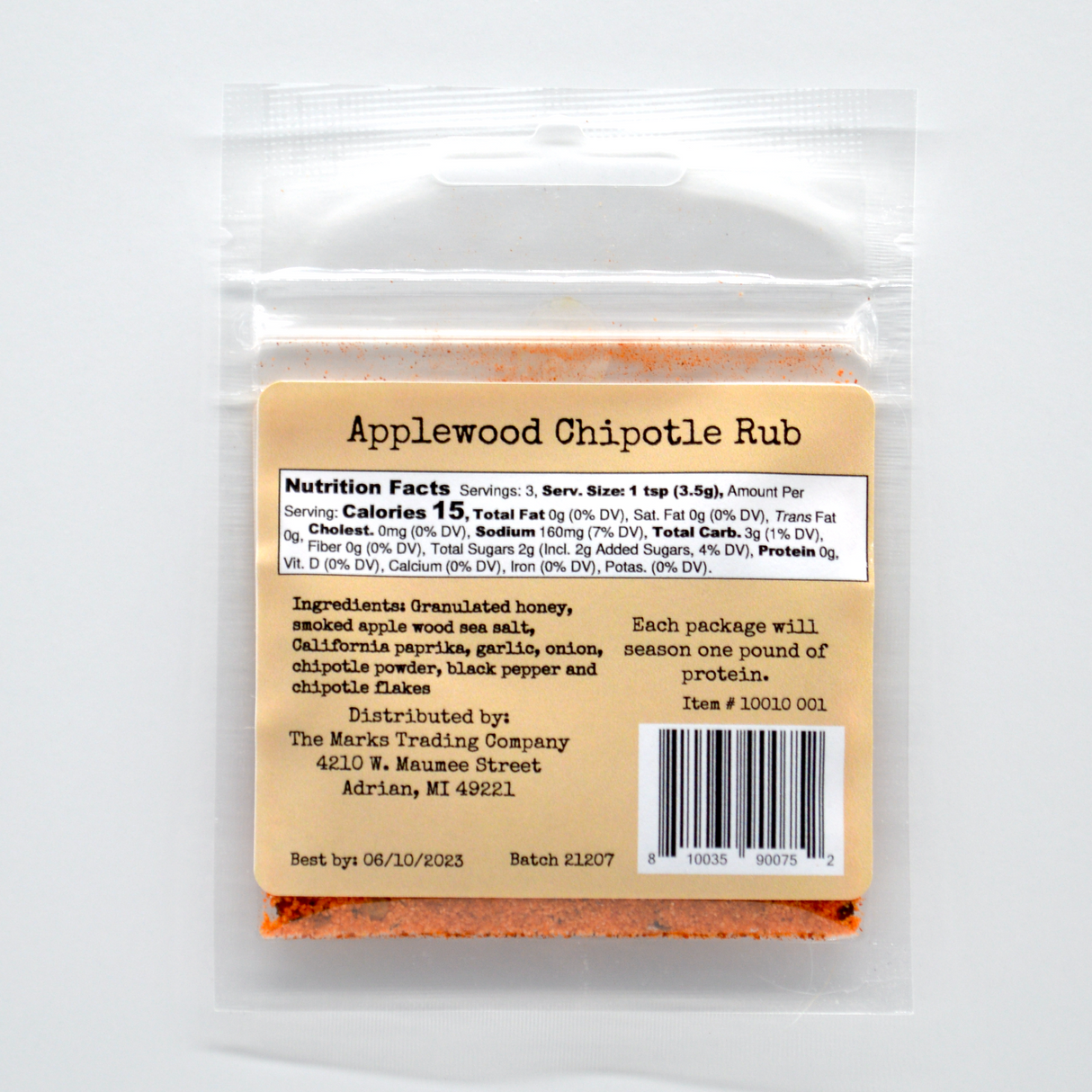 Applewood Chipotle Rub