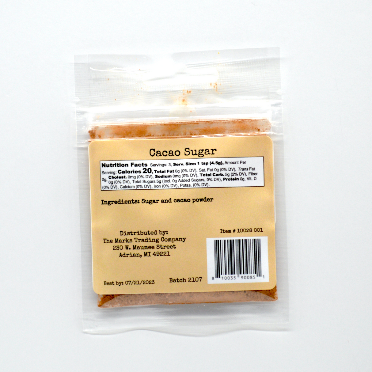 Cacao Sugar