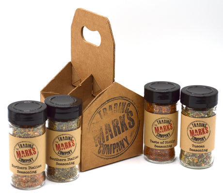 Italian 4 Pack Jar Set - The Marks Trading Company