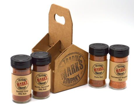 Rib Rub 4 Pack Jar Set - The Marks Trading Company