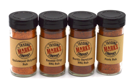 Rib Rub 4 Pack Jar Set - The Marks Trading Company