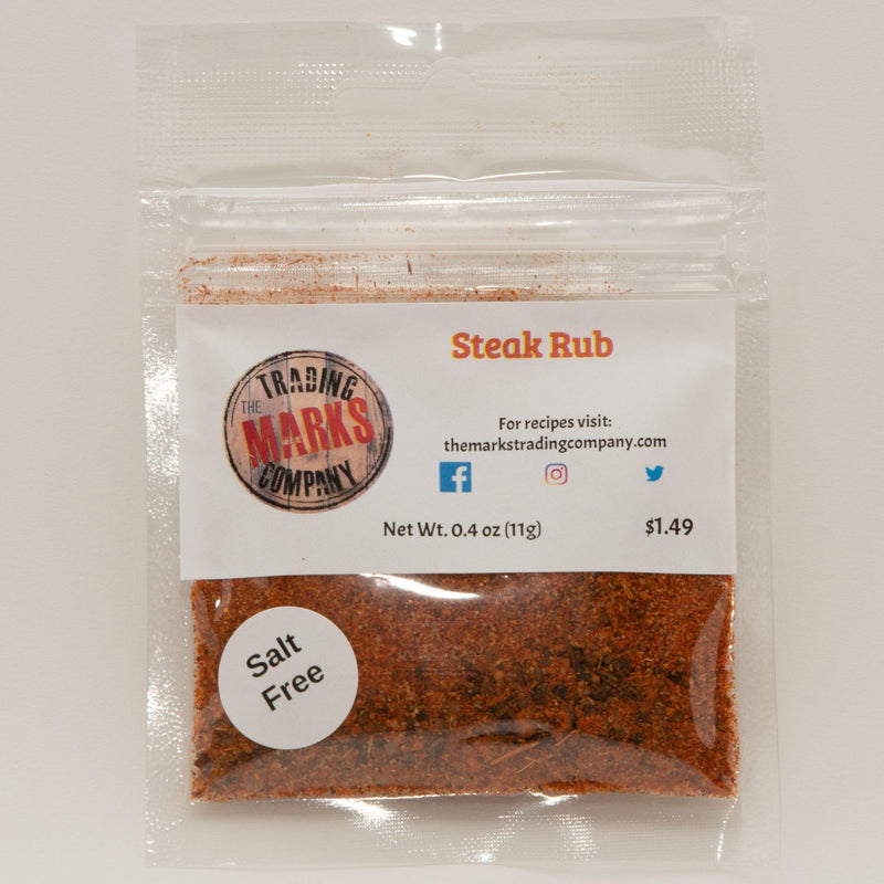 Salt Free Steak Rub - The Marks Trading Company