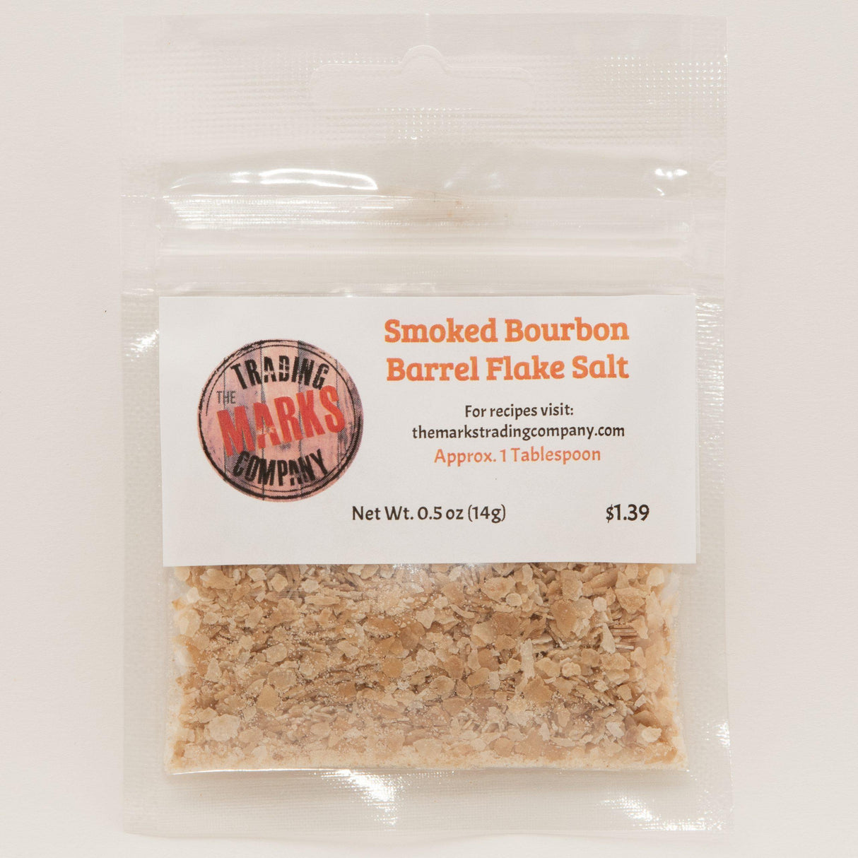 Smoked Bourbon Barrel Flaked Salt - The Marks Trading Company