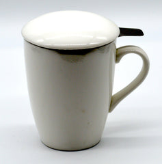 Porcelain Cup and Infuser - The Marks Trading Company